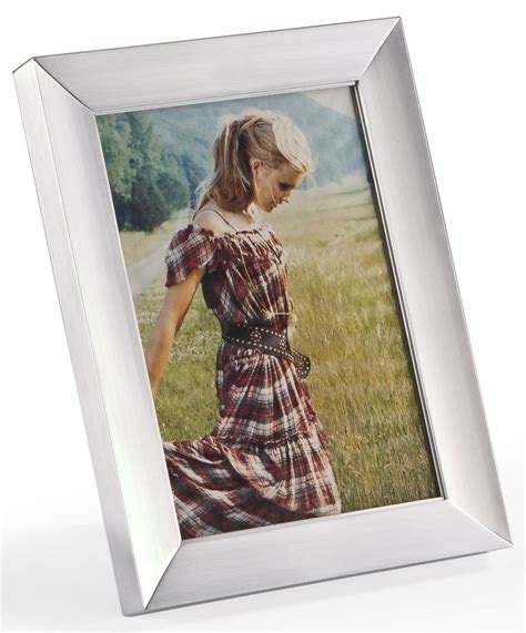 metal picture frames w silver finish 5 x 7