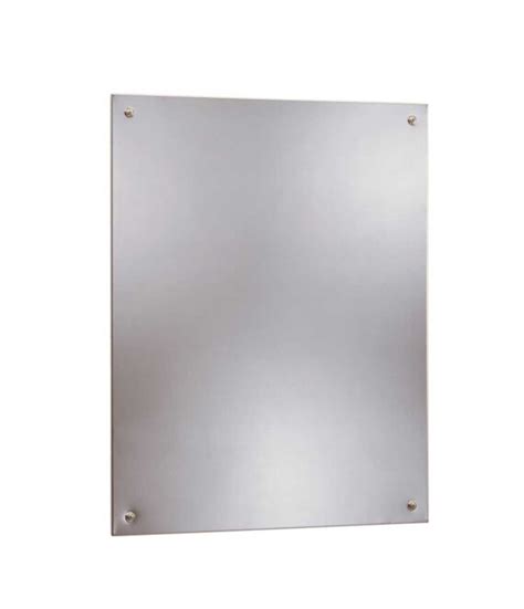 Bobrick Mirror Stainless Steel Frameless Model B 1556 1830 Mirrors Washroom Inc