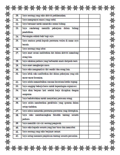 Example of creating a psychological questionnaire eysenck's personality inventory in ms excel. Ilmu Itu Indah Jika Di Kongsi: PENGUJIAN DAN PENILAIAN ...