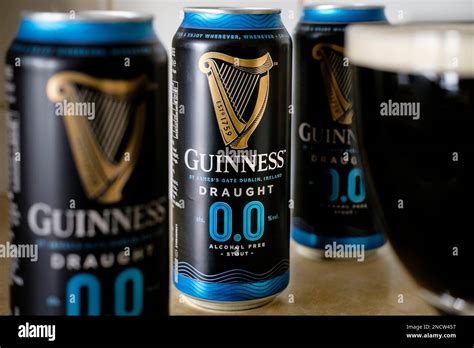 Guinness 00 Non Alcoholic Beer Stock Photo Alamy