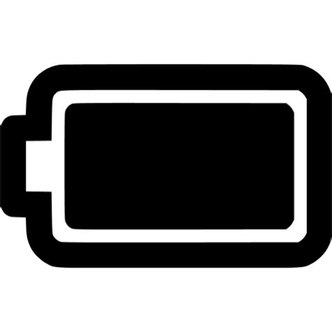 Black Full Battery Icon Free Black Battery Icons