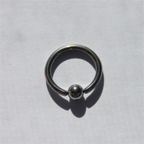 G Cbr Captive Bead Ring Body Piercing Stainless Steel Ebay