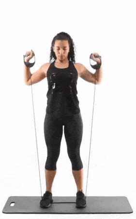 Each of these exercises should be first done with only your body weight, per greer. Intense 5-Minute Resistance Band Shoulder Workout for ...