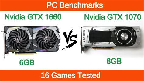 Gtx 1660 vs gtx 1660 ti vs gtx 1070 vs rtx 2060 with a skylake i7 6700k @4.7ghz frame rate test benchmark comparison. Nvidia GTX 1660 vs GTX 1070 - YouTube