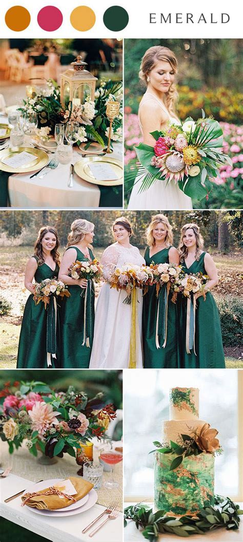 Mustard Emerald Green And Forest Green Wedding Color Palette Lupon