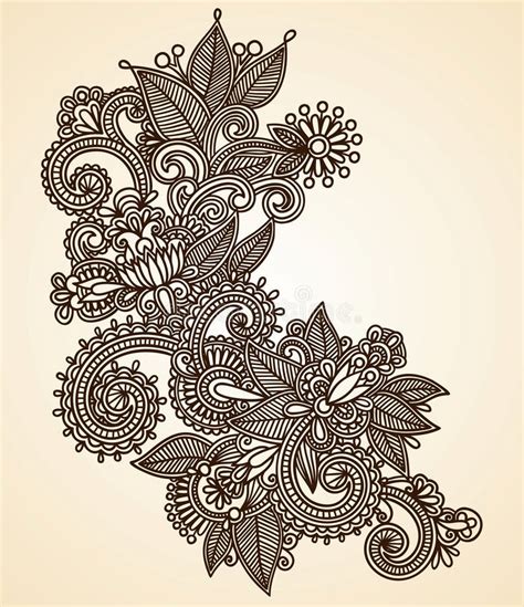 Henna Design Element Stock Vector Illustration Of Calligraphy 21162343