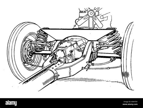 Mercedes 130h Rear Axle Autocar Handbook 13th Ed 1935 Stock Photo