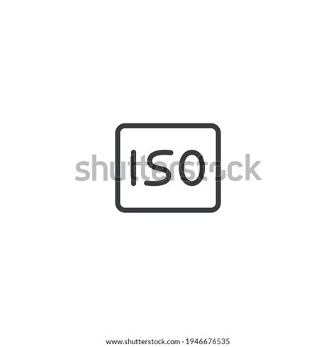 Iso Icon Line Art Style Vector Stock Vector Royalty Free 1946676535