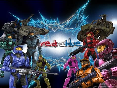 Red Vs Blue Wallpapers Wallpapers Cave Desktop Background