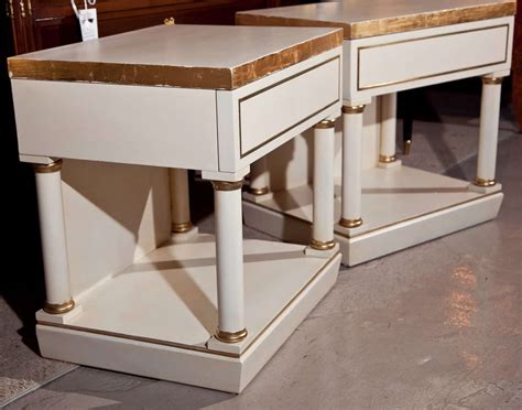 Shop for painted nightstands at walmart.com. Pair of White Painted End Tables/Nightstands For Sale at ...