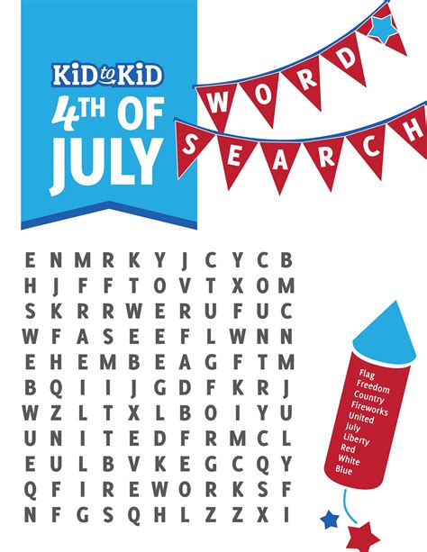 4th Of July Word Search Happy 4 Of July 4th Of July Images 4th Of July