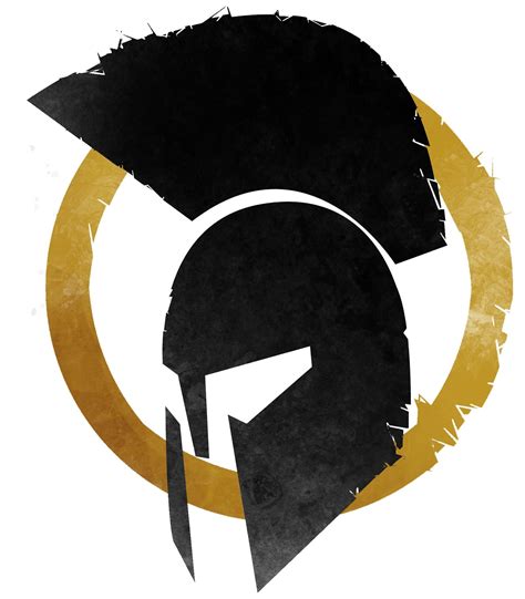 Gold Circle Spartan Logo Spartan Tattoo Spartan