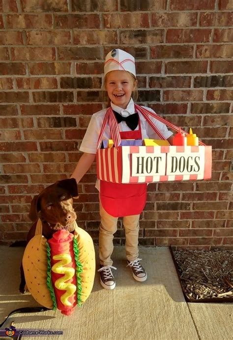 Hot Dog Vendor Costume Puppy Halloween Costumes Dog Halloween