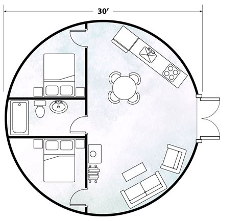 Yurt Homes Floor Plans