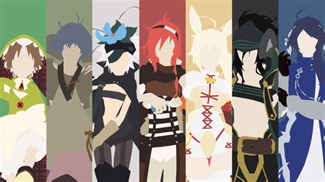 rokka no yuusha minimalist wallpaper by abesario25 on deviantart