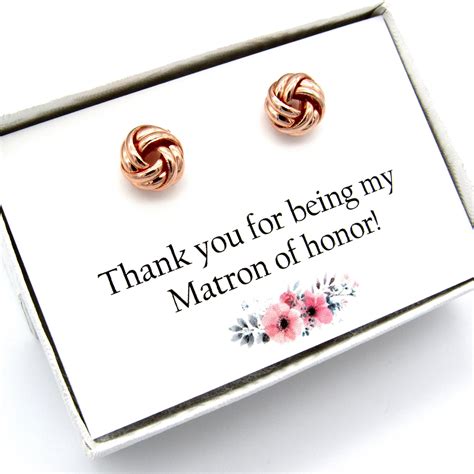 Matron Of Honor T Thank You For Being My Matron Of Honor Etsy