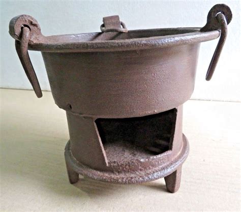 Maybe you would like to learn more about one of these? Antique CI wood Coal burning Kitchen use stove Sigri Fire pit Portable India #Handmade | Coal ...