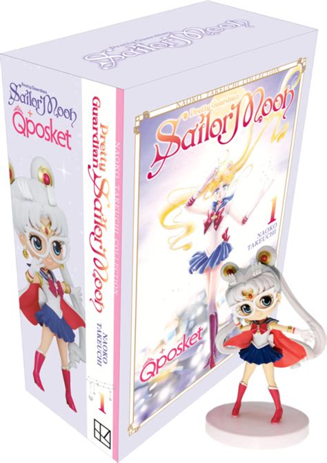 Pretty Guardian Sailor Moon Volume Manga Paperback Book Exclusive Q Posket PVC Statue Box