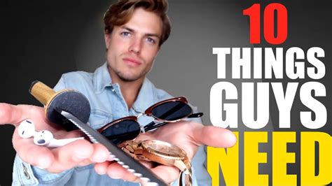 10 things every guy should have by age 20 youtube