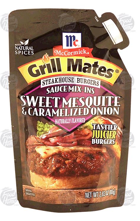 Groceries Product Infomation For Mc Cormick Grill Mates Steakhouse Burgers Sweet