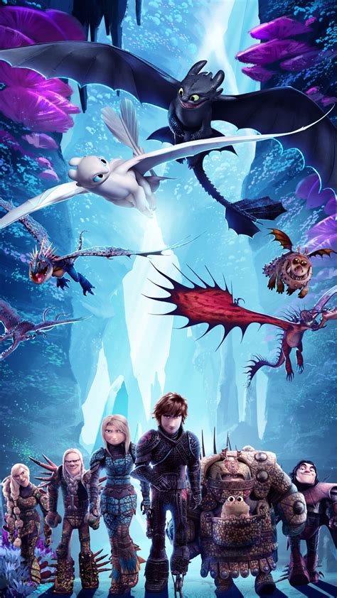 1080x1920 How To Train Your Dragon The Hidden World Night Fury And