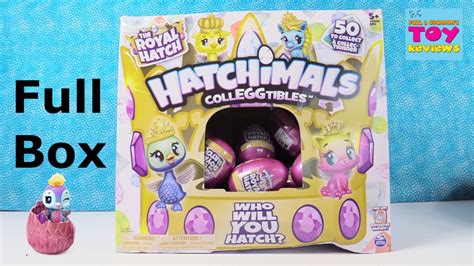 hatchimals colleggtibles the royal hatch surprise egg figure toy unboxing review pstoyreviews