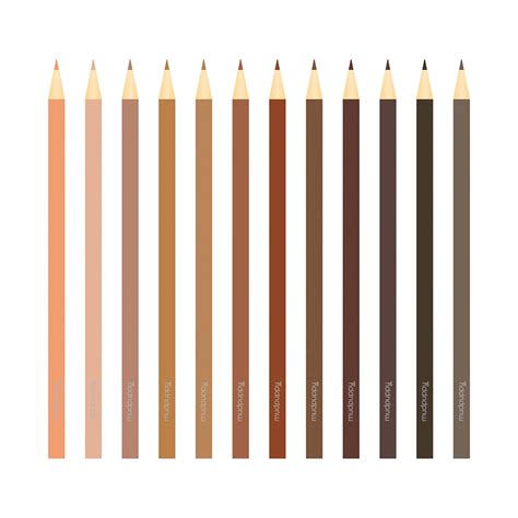We Are Colorful Skin Tone Colored Pencils Mudpuppy