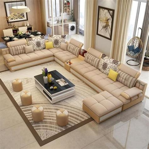 Living Room With Ottoman Modern Sofa Living Room Living Room Sofa