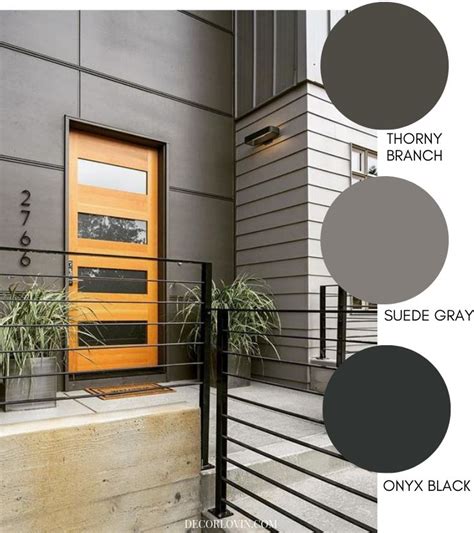 Modern Exterior Paint Colors Gray House Exterior Modern House Colors
