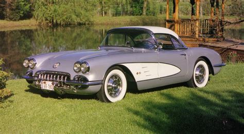 1960 oem gm chevy corvette bel air biscayne dog dish hubcap 10 1/2 poverty. 1960 Corvette C1: New Quad Headlight Body Style