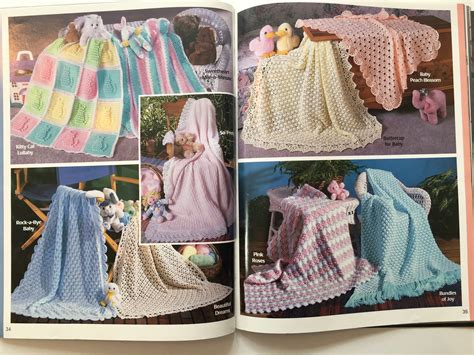 Vintage The Ultimate Book Of Afghans Knit And Crochet 22 Etsy Uk