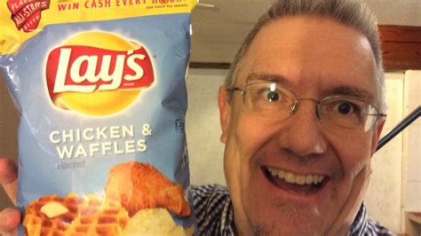 Lay them on the prepared baking dish as you go along. Lay's Potato Chips Chicken and Waffle Review - YouTube