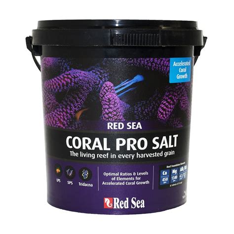 Sal Red Sea Coral Pro 22kg 660l Balde Aquabase Aquapaisagismo