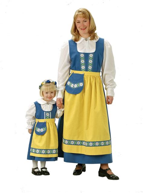 Swedish Dress Adult Sizes Swedish Dress Russian Clothing Folk Dresses