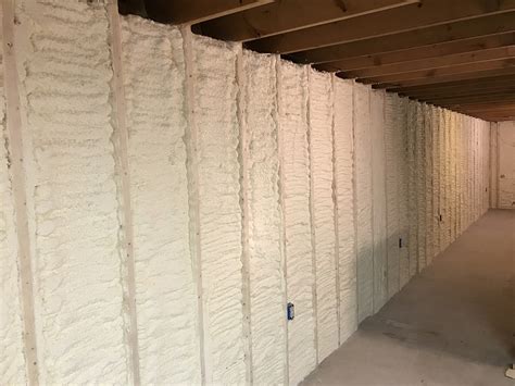 Basement Wall Spray Foam Insulation Stevens Point Wi Oakwood Exteriors