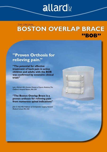 The Original Boston Overlap Brace Allard International