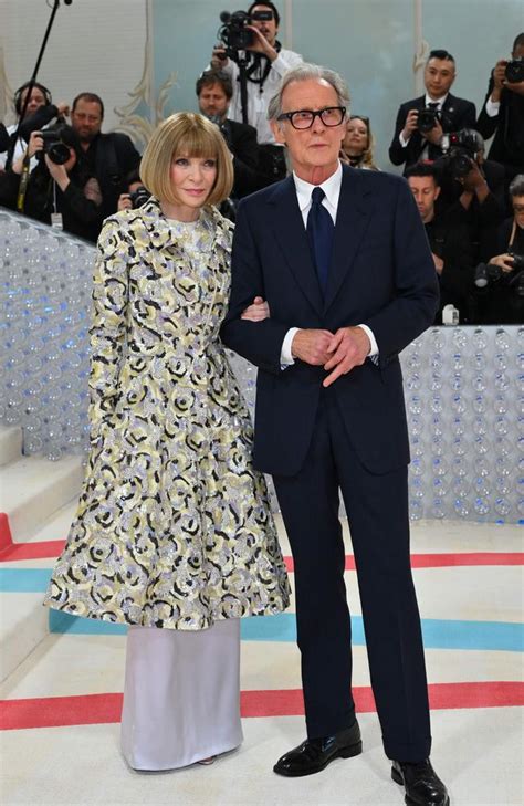 Anna Wintour Makes Red Carpet Debut With Actor Bill Nighy At Met Gala