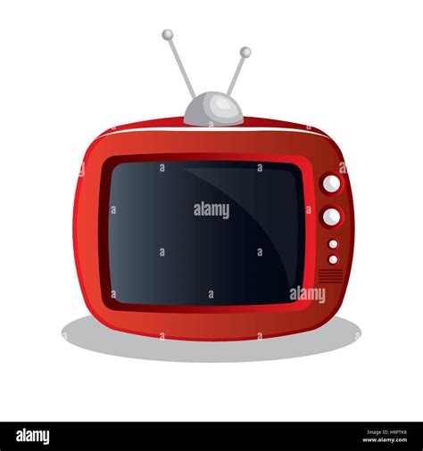 Old Tv Appliance Icon Vector Illustration Design Stock Vector Image