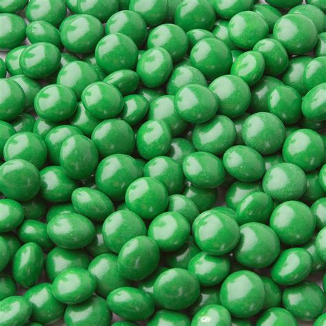 Gourmet Chocolate Covered Mints Dark Green • Chocolate Candy Buttons