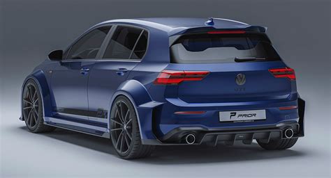 would a wild widebody kit for the 2022 vw golf gti mk8 interest you carscoops
