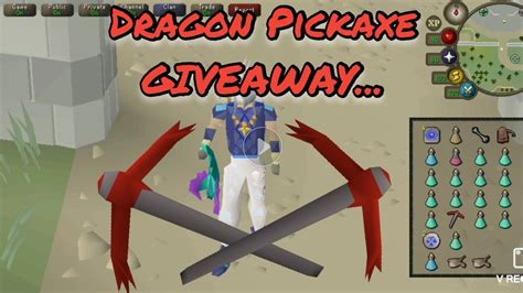 Osrs Dragon Pickaxe Giveaway Winner Youtube
