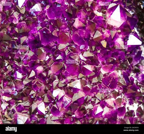 Amethyst Purple Crystal Mineral Crystals In The Natural Environment