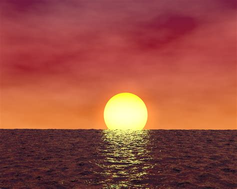 Sonnenuntergang Am Meer Foto And Bild Rendering Landschaftsrendering