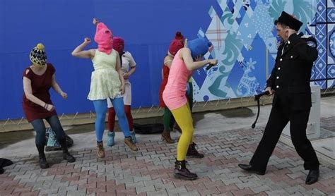 This Is The Music Video That Pussy Riot Was Making When They Were Whipped By Cossacks In Sochi