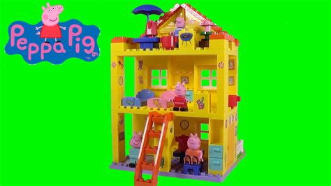 Peppas House Construction Set Toy Unboxing Build And Play Review