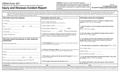 10 Osha Incident Report Form Free To Edit Download And Print Cocodoc