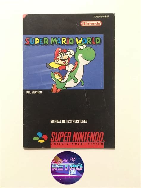 Super Mario World Manual Snes El Rincon Del Retro