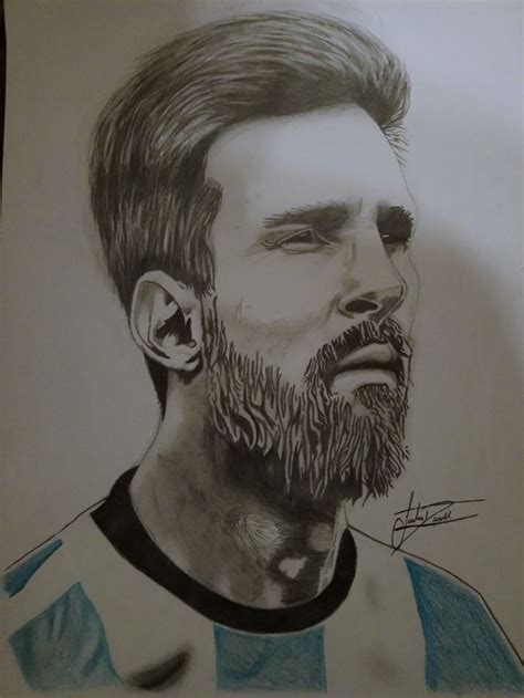 Messi Dibujo A Lapiz Drawing Messi Dibujo Caricaturas A Lapiz Messi