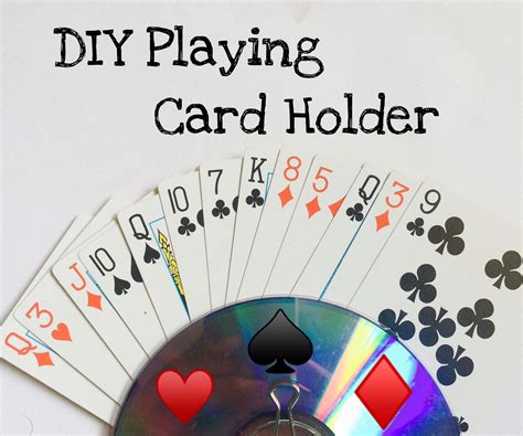 DIY Playing Card Holder | Diy playing cards, Playing card holder, Playing cards