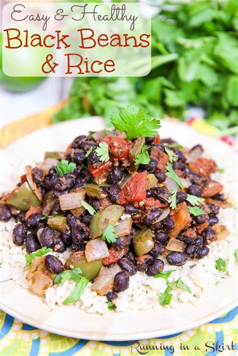 15 Minute Easy Black Beans And Rice
